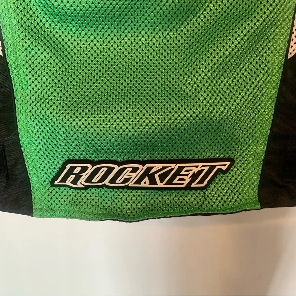 Joe Rocket Phoenix 5.0 green and Black Motorcycle Jacket Size XL